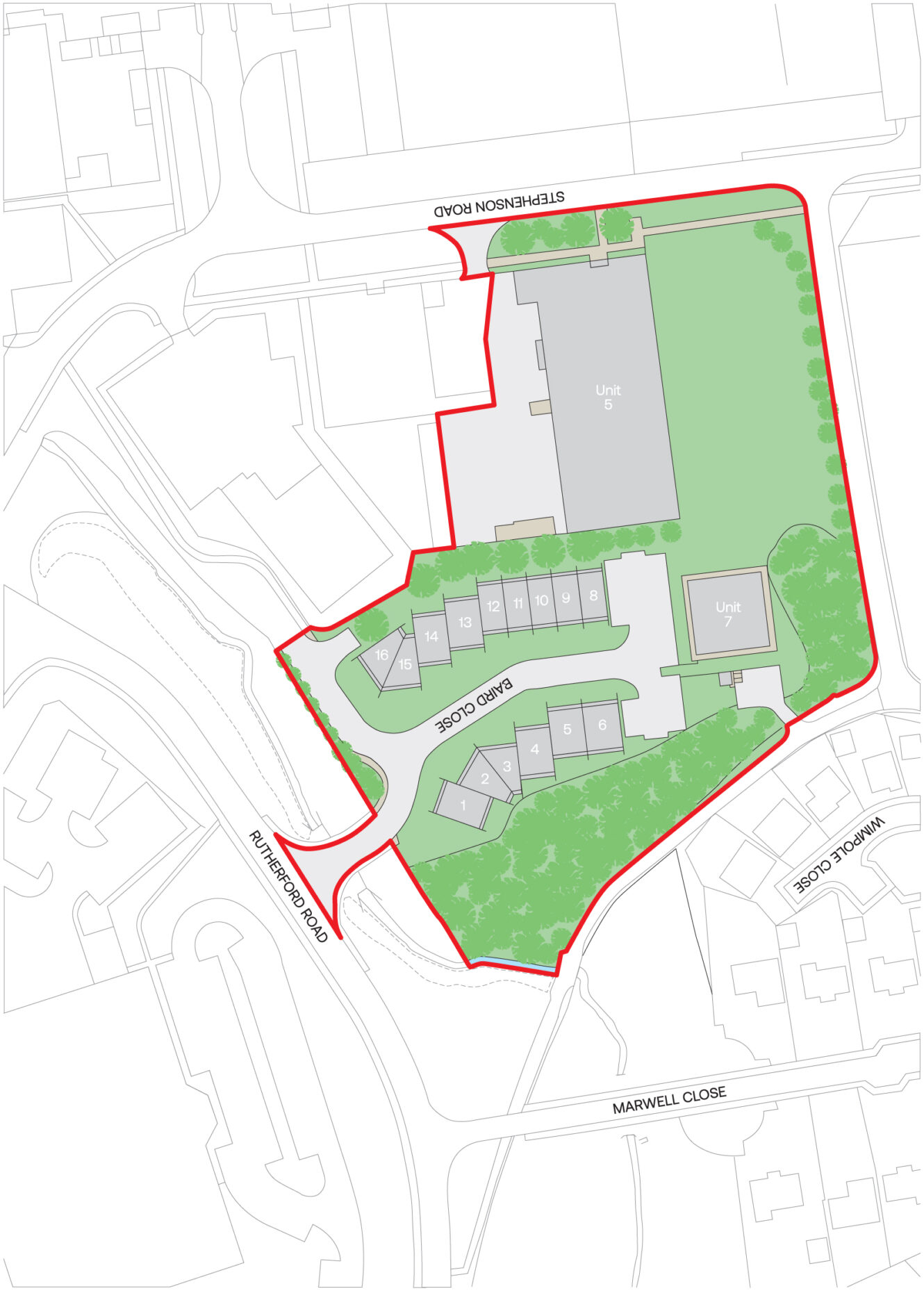 Stephenson Site Plan
