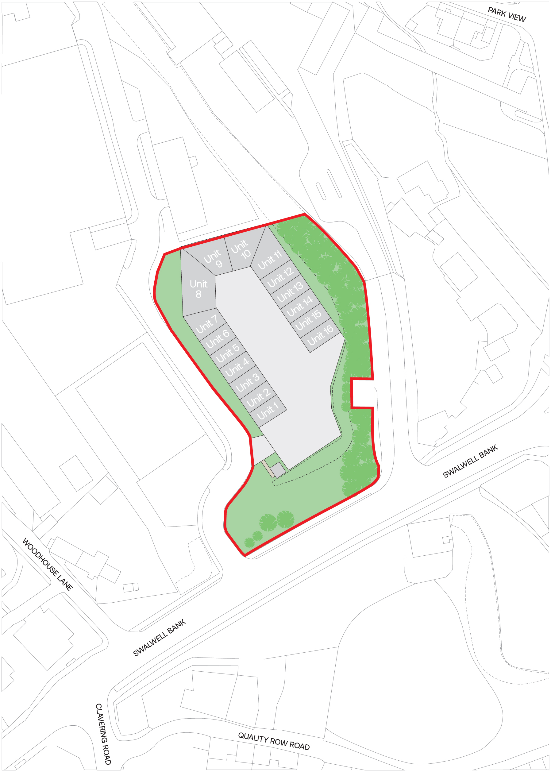 Whickham Site Plan